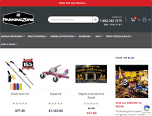 Tablet Screenshot of parkingzone.com